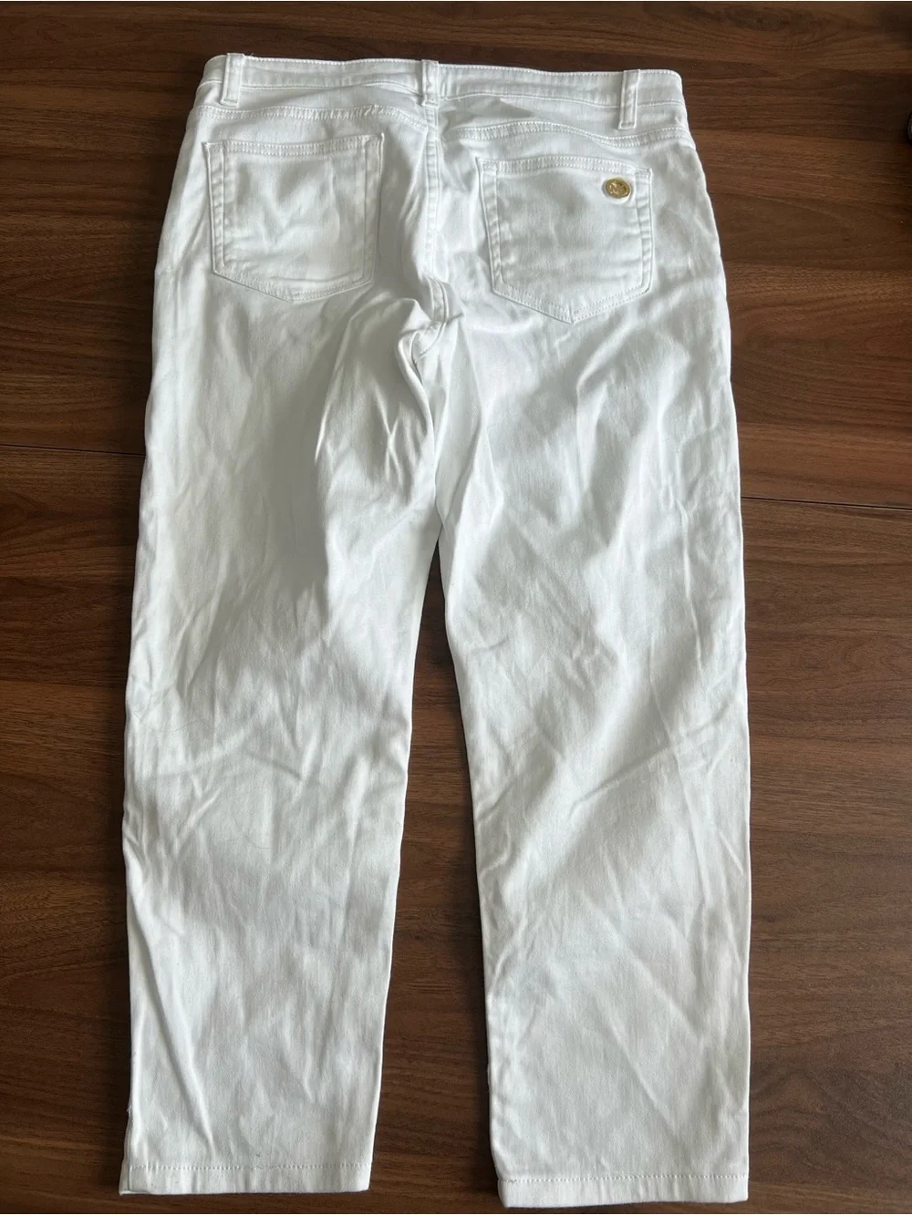 Michael Kors White Cropped Women's Jeans